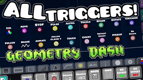 geometry dash particle|BG Effect triggers .